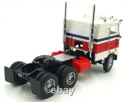 KK Scale Road Kings 1/18 Scale RK180153 Peterbilt 352 Pacemaker White/Red/Blue