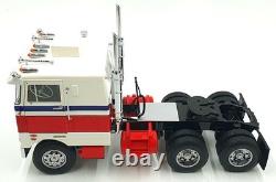 KK Scale Road Kings 1/18 Scale RK180153 Peterbilt 352 Pacemaker White/Red/Blue