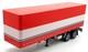 Kk Scale Road Kings 1/18 Scale Rk180160 Semi Automatic Truck Trailer Red/white