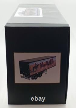 KK Scale Road Kings 1/18 Scale RK180161 Semi Auto Truck Trailer Black Smokey