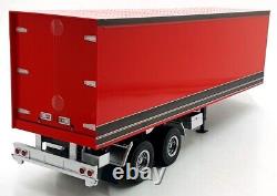 KK Scale Road Kings 1/18 Scale RK180166 Semi Automatic Truck Trailer Red