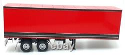 KK Scale Road Kings 1/18 Scale RK180166 Semi Automatic Truck Trailer Red