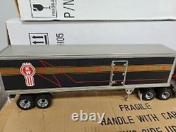 Kenworth T600 & Refrigerated Trailer Black Franklin Mint 132 Scale Model NIB