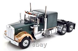 Kenworth W900 Green 118 Scale Diecast Model By Road Kings Rare Classic Truck