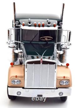 Kenworth W900 Green 118 Scale Diecast Model By Road Kings Rare Classic Truck