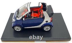Kyosho 1/18 Scale Diecast 0012891 Smart Cabrio Blue With Bodypanel
