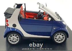 Kyosho 1/18 Scale Diecast 0012891 Smart Cabrio Blue With Bodypanel