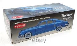 Kyosho 1/18 Scale Diecast 08201B 1948 Tucker Torpedo Blue