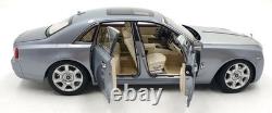 Kyosho 1/18 Scale Diecast 08801S Rolls-Royce Ghost Jubilee Silver