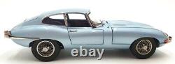 Kyosho 1/18 Scale Diecast 08954SBL Jaguar E-type Coupe Silver Blue