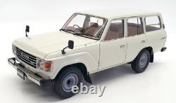 Kyosho 1/18 Scale Diecast 08956W 1980 Toyota Land Cruiser 60 White
