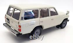 Kyosho 1/18 Scale Diecast 08956W 1980 Toyota Land Cruiser 60 White