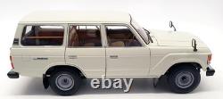 Kyosho 1/18 Scale Diecast 08956W 1980 Toyota Land Cruiser 60 White