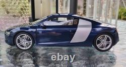 Kyosho 1/18 Scale Diecast 09213BL Audi R8 Blue