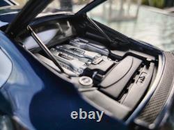 Kyosho 1/18 Scale Diecast 09213BL Audi R8 Blue