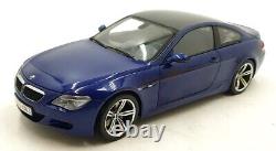 Kyosho 1/18 Scale Diecast DC141124K BMW M6 Blue