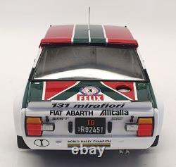 Kyosho 1/18 Scale Model Car 08376E 1978 Fiat 131 Abarth #3 1000 Lakes