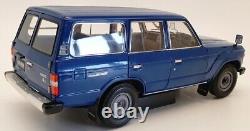 Kyosho 1/18 Scale Model Car 08956BL 1980 Toyota Land Cruiser 60 Blue