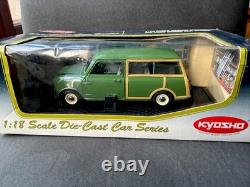 Kyosho 118 Scale Green Morris Mini Traveller NewithBoxed No. 08192G