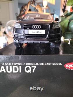 Kyosho Audi Q7 1/18 Scale Die Cast Model. Excellent Condition. Black Kyosho Audi Q7 1/18 Scale Die Cast Model. Excellent Condition. Black