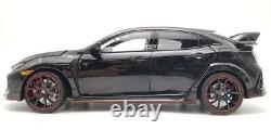 LCD Models 1/18 Scale Diecast LCD18005B-BL 2020 Honda Civic Type R Black