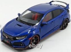 LCD Models 1/18 Scale Diecast LCD18005B-BU 2020 Honda Civic Type R Blue