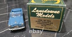 Lansdowne LDM 7B 1956 FORD ZEPHYR SIX Convertible' Blue' 1.43 Scale