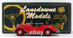Lansdowne Models 1/43 Scale LDM25 1954 Singer SM Roadster Sports Tourer Red