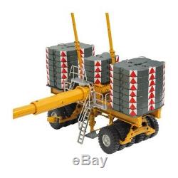 Liebherr LR1600-2 Crane with Derrick Rig (Yellow) NZG 150 Scale Model #843 New