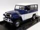 Lucky Diecast 1/18 Scale 92858 1955 Willy's Jeep Station Wagon Blue/white