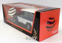 Lucky Diecast 1/18 Scale 92858 1955 Willy's Jeep Station Wagon Blue/White