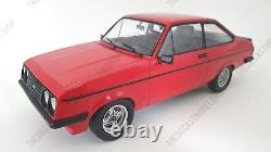 MCG 118 Scale Diecast Model Car Ford Escort Mk2 RS 2000 in Red