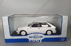 MCG 118 Scale Diecast Model Car Opel Kadett D GTE (Vauxhall Astra mk1) White