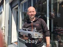 Mad max inteceptor 18 scale Razor cola hand build with lights on