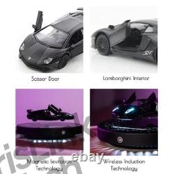 Magnetic Floating Diecast Car Vehicle With LED 136 Scale Levitation Electronic