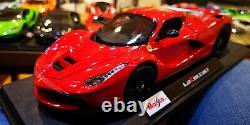 Maisto 118 Scale Ferrari LaFerrari Red Diecast Model Car NEW SEE VIDEO