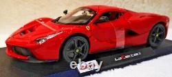 Maisto 118 Scale Ferrari LaFerrari Red Diecast Model Car NEW SEE VIDEO