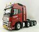 Marge Models 1915-02-01 Volvo Fh16 8x4 Red Truck Prime Mover Nooteboom Scale