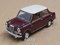 Matchbox 1/43 Scale VEM05-M 1962 Wolseley Hornet Maroon/Ivory
