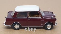 Matchbox 1/43 Scale VEM05-M 1962 Wolseley Hornet Maroon/Ivory