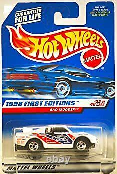 Mattel Hot Wheels 1998 First Editions 64 Scale White