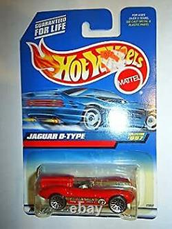 Mattel Hot Wheels 1999 64 Scale Red Jaguar D-Type Die