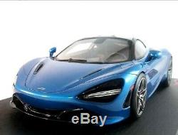 McLaren 720S in Aurora Blue Resin Model in 118 Scale by Topspeed
