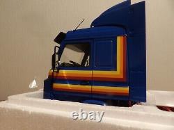 Mcg 1.18 Scale Model Scania 143m Blue Mint In Mint Box