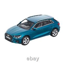 Mega Rare Audi A3 8y Atoll Blue Sport Sportback 143 I-scale (dealer Model)