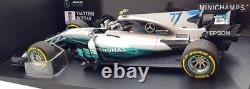 Minichamps 1/18 Scale 110 170007 2017 Mercedes AMG Petronas #77 Bottas
