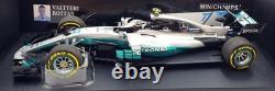 Minichamps 1/18 Scale 110 170007 2017 Mercedes AMG Petronas #77 Bottas