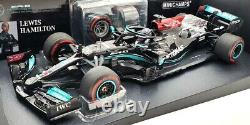 Minichamps 1/18 Scale 110 210444 Mercedes AMG Hamilton F1 100th Pole