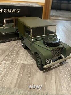 Minichamps 1/18 Scale 150 168900 1948 Land Rover With Detachable Roof Green