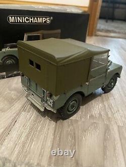 Minichamps 1/18 Scale 150 168900 1948 Land Rover With Detachable Roof Green